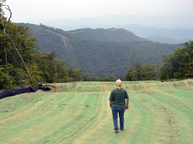 Red Terry traces the path of the pipeline on Poor Mountain and beyond in Appalachia.