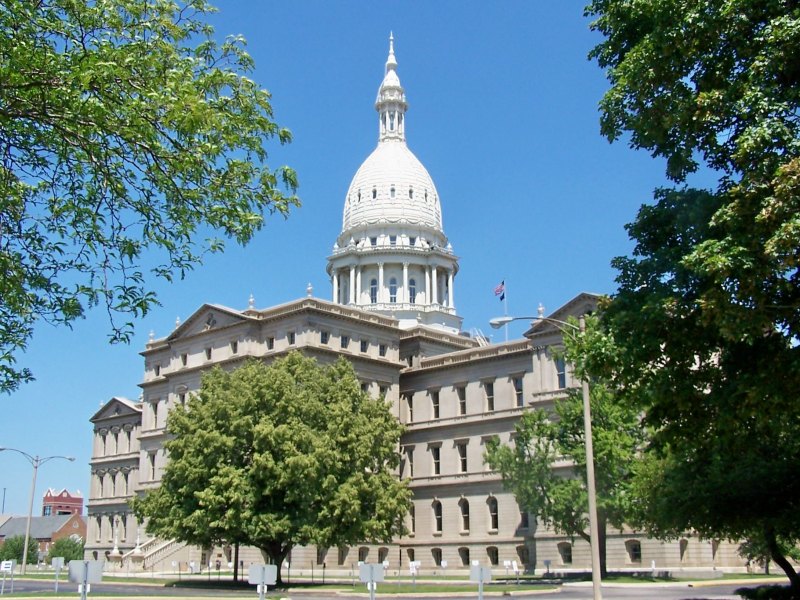 The Michigan State Capitol in Lansing.