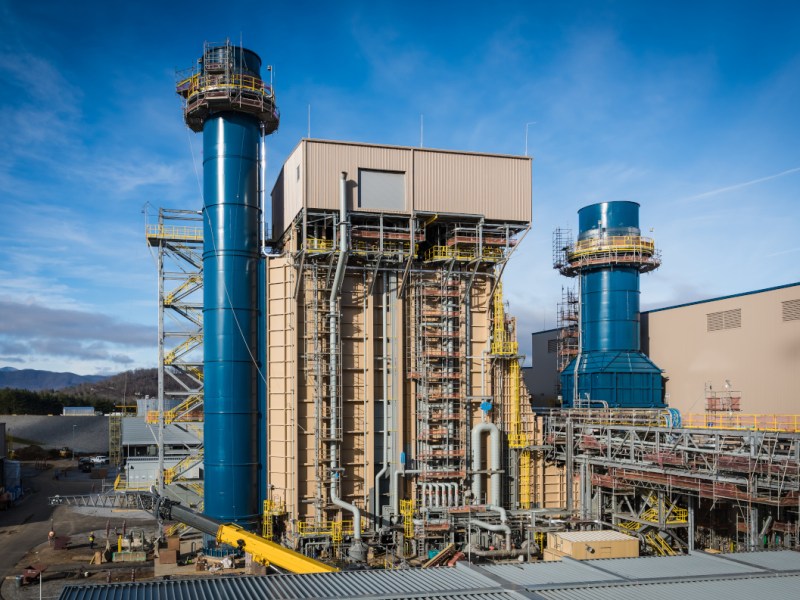 Natural gas power plant in Arden, North Carolina.