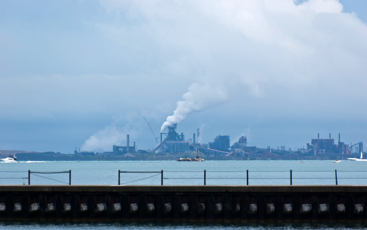 Steel mills near Chicago.