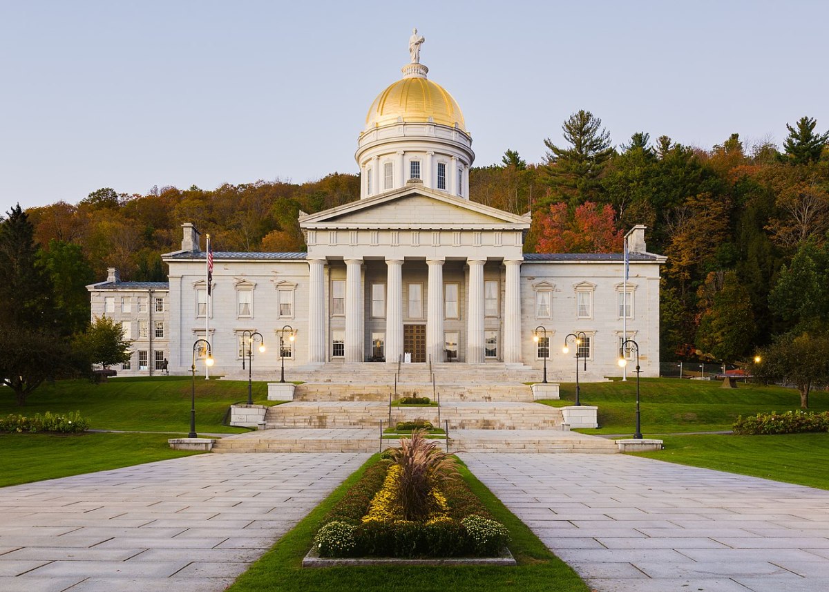 The Vermont Statehouse in Montpelier.